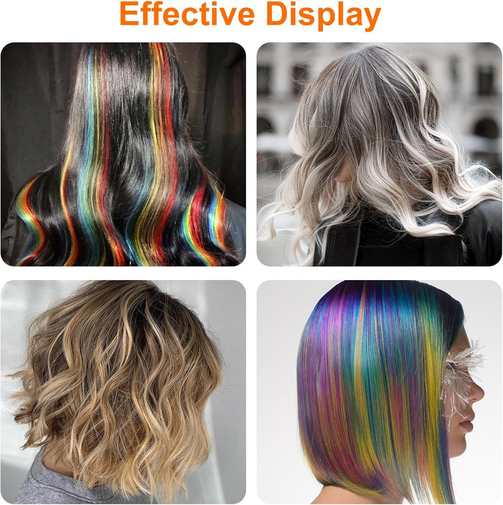 Hair Highlight Cap Kit, 1 Reusable Silicone Highlighting Cap, 1 Highlighting Kit with Brush and 2 Gloves, Easy to Use, Hair Dye Cap for DIY Highlights at Home or Salon (2)