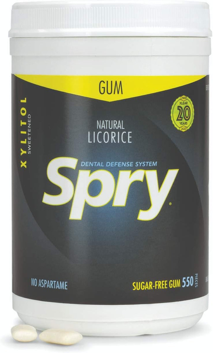 Fresh Natural Xylitol Chewing Gum Dental Defense System - Aspartame-Free, Sugar-Free, Non-Gmo, Gluten-Free (Spearmint, 100 Count - Pack of 1)