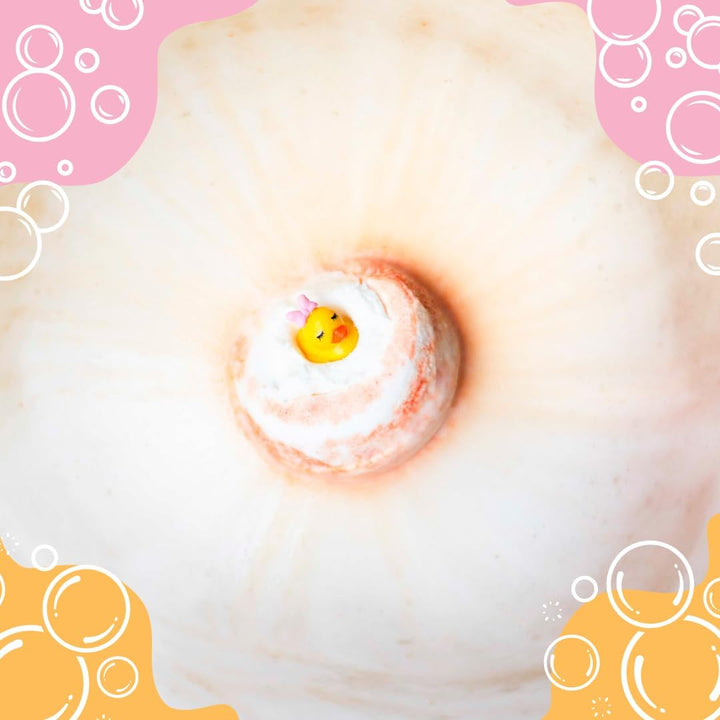 6Pcs Kids Bath Bombs Set with 6 Toys & 2 Rubber Ducks – Fun Bath Bombs for Kids with Surprise Toys inside & 6 Bathtime Stories – Safe for Sensitive Skin & Birthday Gift for Boys & Girls