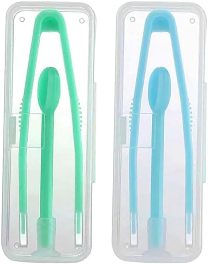 2 Pcs Contact Lens Tweezers Contact Lens Sucker Stick Set Contact Lenses Removal Tool Contact Lens Remover Tweezers and Inserter Kit with Soft Tip Contact Lenses Remover and Insertion Tool