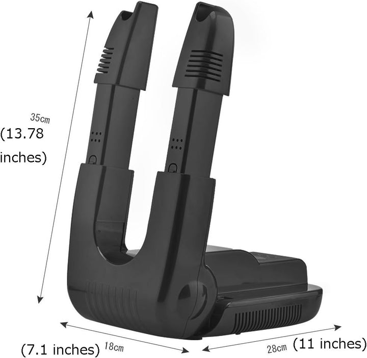 Electric Shoe Dryer and Ozone Deodorizer with Digital Controls and Timer Function,Foldable Scalable for Drying Shoes Boots Gloves Socks
