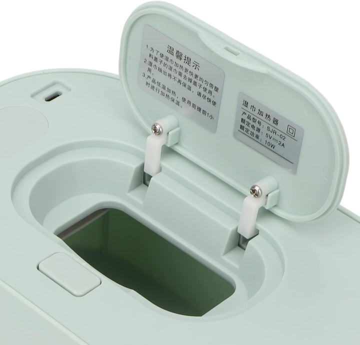 Baby Wipe Warmer USB Charging Outdoor Portable Baby Wipe Constant Temperature Warmer Wipe Heating Box for Outdoor Travel Home