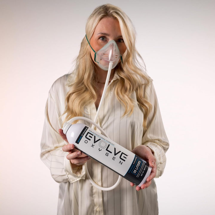 35-Litre Pure Oxygen Canister with Mask and Tube | Portable Oxygen Can | Ideal for Home Use and Outdoor Activities | Designed by Firefighters | Made in Britain | Pack of 1