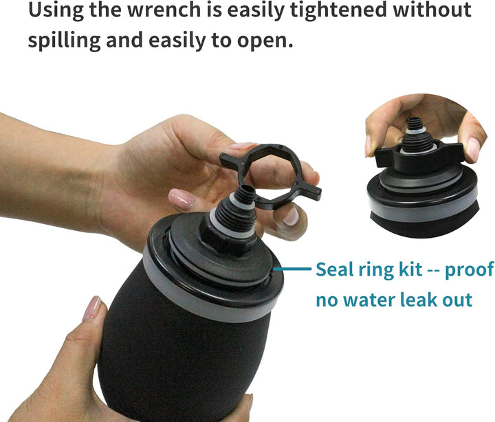 420Ml Enema Bulb Kit - Large Anal Douche Bulb, Colon Irrigation Enemas for Man Woman (Black)