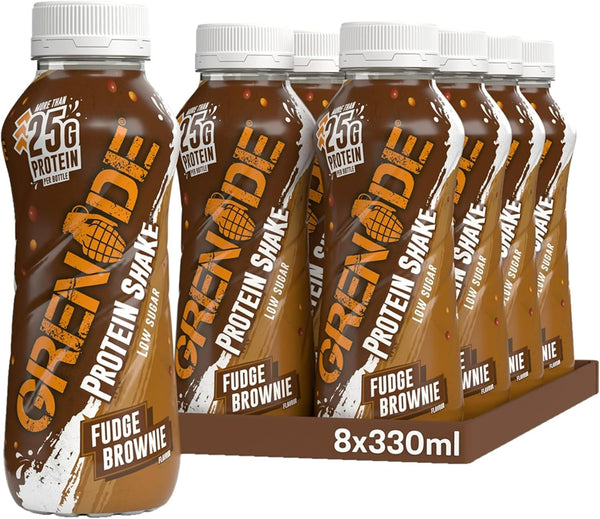 High Protein Shake, 8 X 330 Ml - Fudge Brownie