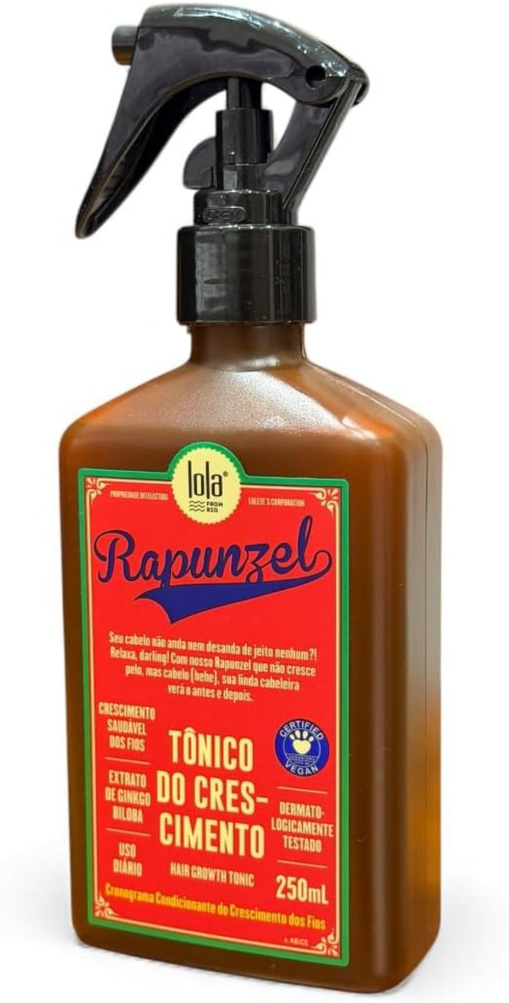 Lola Rapunzel Hair Growth Tonic, Daily Use Conditioner with Ginkgo Biloba Extract, 250Ml, Vegan Formula