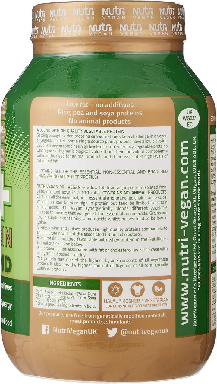 90+ Protein Vegan Unflavoured 908G