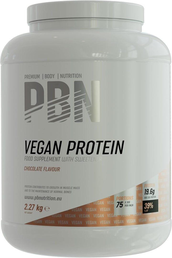 PBN -  Vegan Protein Chocolate 2.27Kg Jar