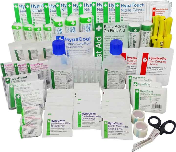 Safety First Aid First Aid Kit Refill Pack British Standard 8599 Compliant, Medium 25-100 Persons