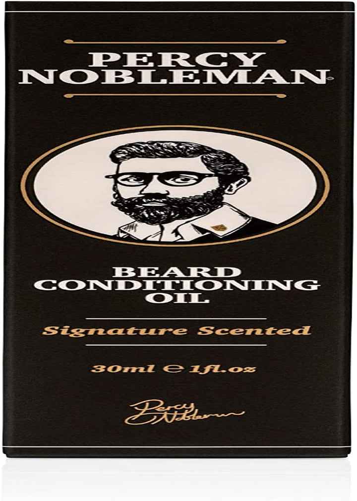 Beard Oil – 99 % Natural Conditioning & Grooming Oil – Argan, Jojoba, Avocado, Almond & Marula Oils – Vanille Musk Scent – Softens, Nourishes & Tames Coarse Beards (30 Ml)