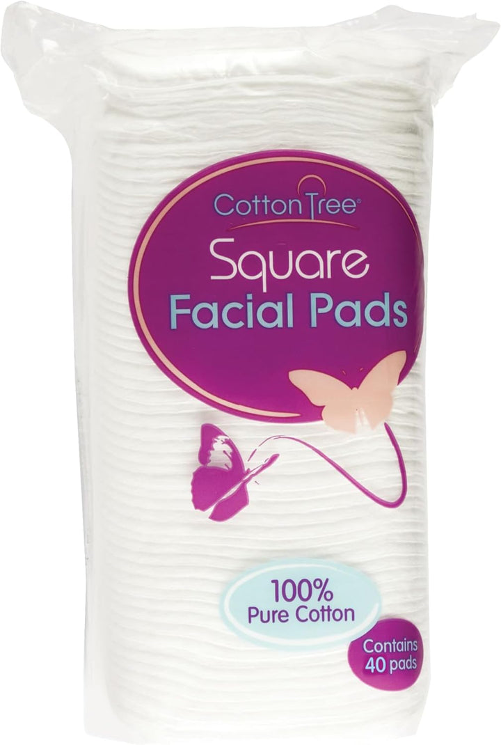 100 Percent Pure Cotton, round Cotton Wool Pads, 80 Count