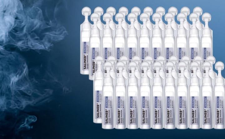 Isotonic Saline Solution for Inhalation Nacl 0.9% - Inhalation Saline Solution for Humidifying the Airways 20 X 2.5Ml Sterile Unit-Dose Vials