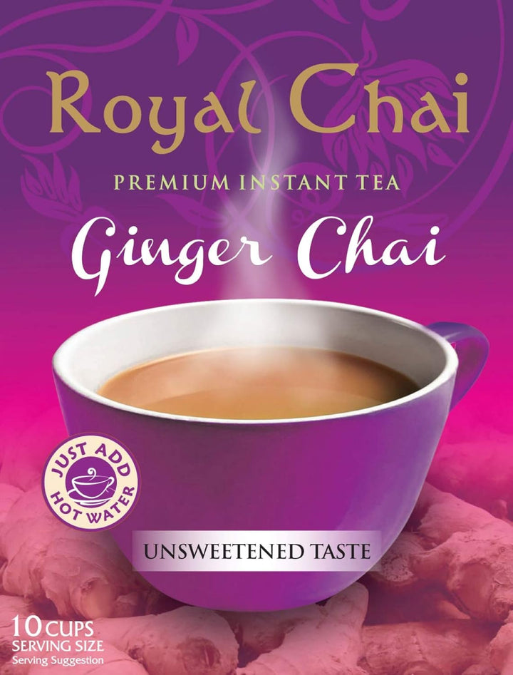 | Elaichi Chai Unsweetened | 10 Single Serving Sachets | Premium Instant Tea