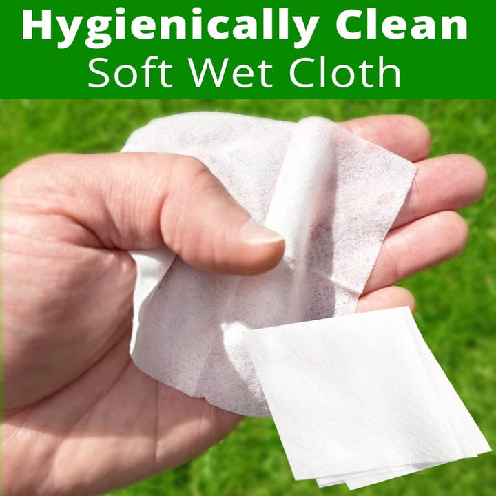 Soft Moist Cleansing Wipes STERILE and ALCOHOL FREE. Pack of 100X by . for Non-Sting Cleaning of Wounds and Scrapes at Home, Walking, Camping and First Aid Kit Refills.