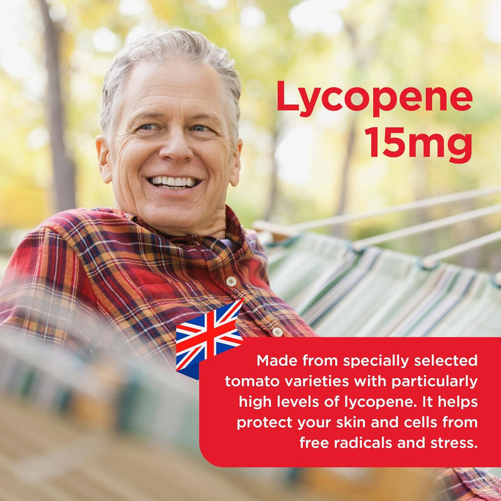 Lycopene for Men'S Health 15Mg (2 Months Supply) | Natural Source Lycopene with Vitamin E | Rich in Tomato Phytonutrients | Non-Gmo Tomatoes | Vegan