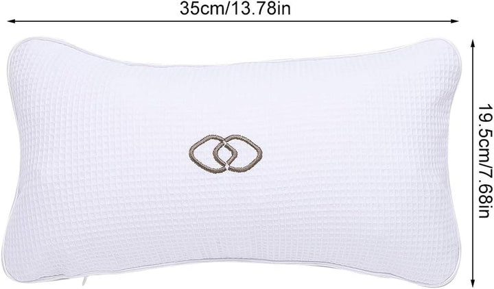 Anti-Slip Non-Slip Bathtub Pillow Bath Cushion Inflatable Bath Pillow with Suction Cups for Bathroom Home Spa Headrest