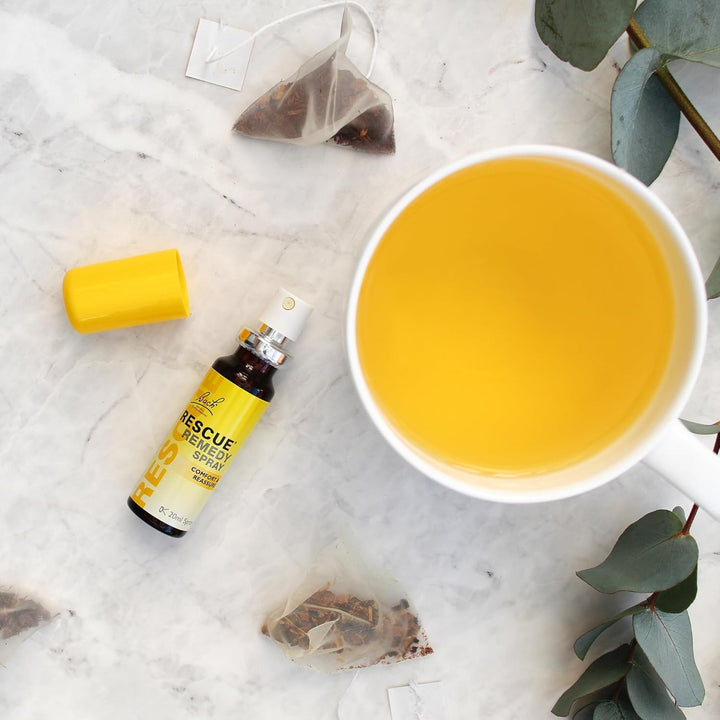 Remedy Comfort & Reassure Spray, Supports Calming Emotional Wellness in Times of Emotional Demand & Daily Challenges, Support in a Stress Full Moment, Flower Essence Formula