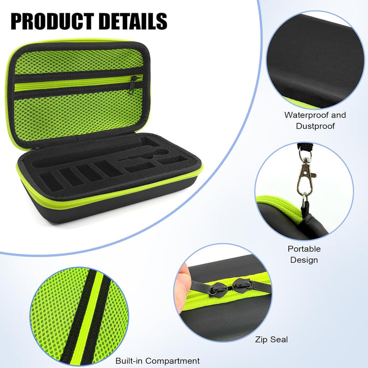 For Philips One Blade Case,Portable Razor Holder Storage Bag Waterproof Razor Storage Case for Philips,Shaver Carrying Case for Philips QP2520/90/70