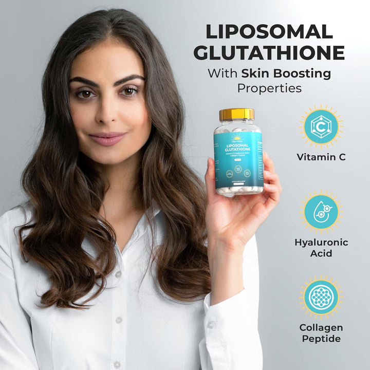Liposomal Glutathione 1850Mg per Serving | Glutathione Supplement Capsules with Vitamin C | Master Antioxidant, Healthy Ageing, Boosts Immune System | 4X Higher Absorption (60 Softgels)