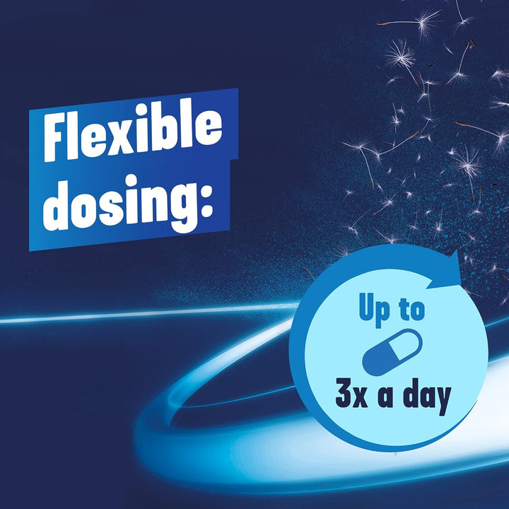 Allergy Relief Capsules (1 X 24), Antihistamine Capsules with Acrivastine, Hayfever Tablets for Relief, Suitable for Pet, Dust, and Skin Allergies