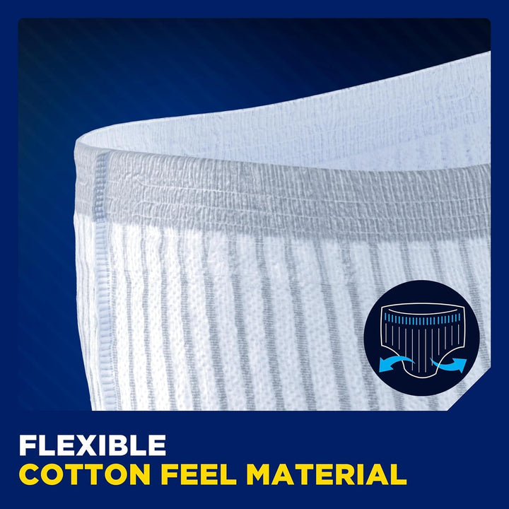 Men Protective Underwear, Large, Level 4 for Heavy Bladder Weakness, 40 Pairs of Incontinence Pants (10 X 4 Packs) for Men, with a Masculine and Discreet Style