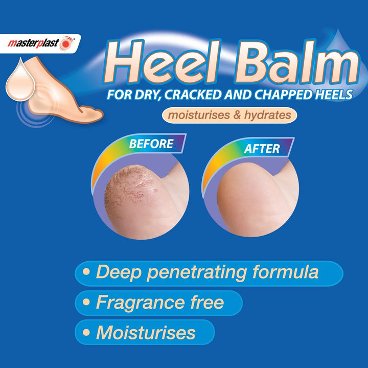 Heel Balm, Soften for Relief & Comfort, Ready to Use, 70G