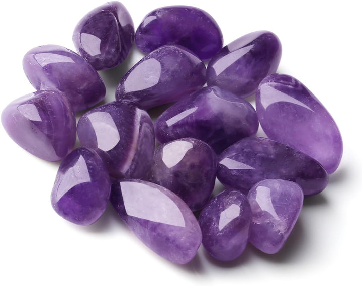 0.55Lb Healing Crystals Gemstones Set Polished Gems Stones for Kids Decorative Coloured Tumbled Bulk Chakra Spiritual Reiki Divination Meditation Rock Stone 15PCS