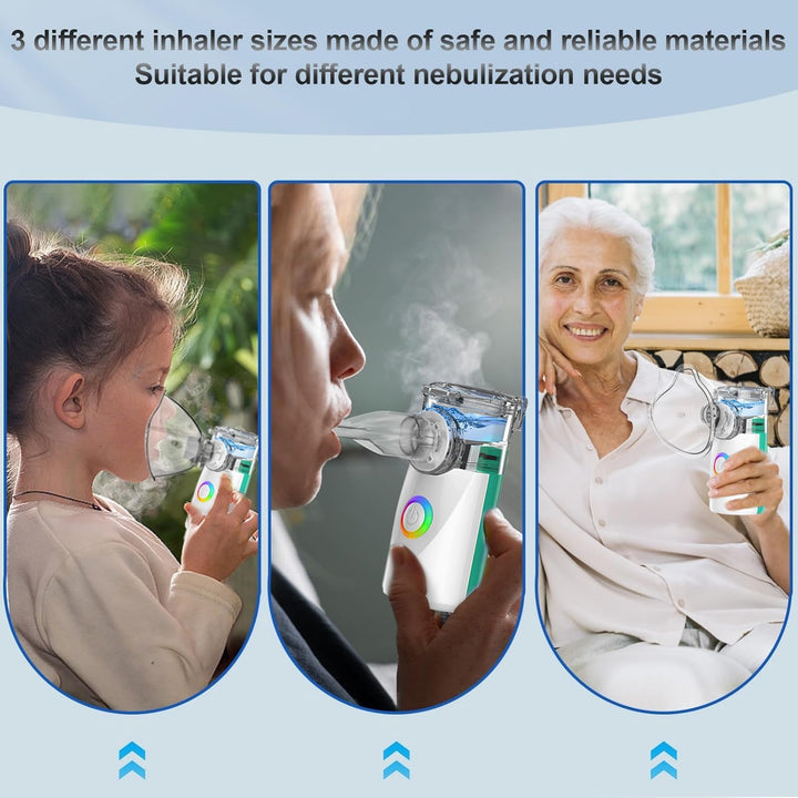 Household Mist Machine Rechargeable Handheld Portable Mist Machine (Green)