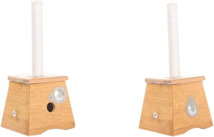 Bamboo Healing Box for Moxa Moxibustion Medicine Therapy (One Hole)