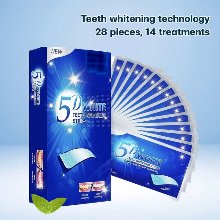 Premium Teeth Whitening Strips, 28 Piece Tooth Whitening Pack for 14 Treatments, Safe on Enamel, Easy to Use Home Tooth Whitening Kit, Advanced  Technology Teeth Whiten Kit