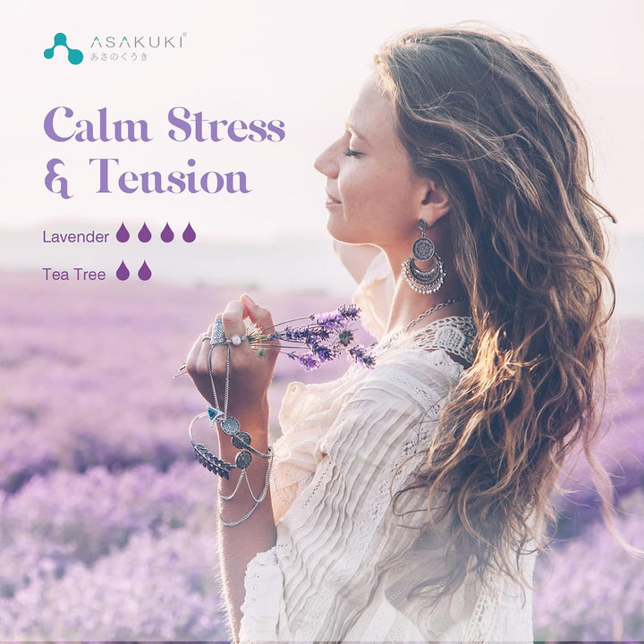 Lavender Essential Oil 100Ml, Natural Therapeutic Grade, Aromatherapy Oil Lavender for Better Sleep, Health Care, Relaxation, Ideal for Humidifier, Diffuser & Wellness