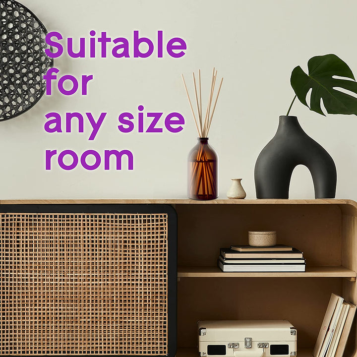 Aromatherapy Reed Diffuser, Home Decor Essential Oils Diffuser Calming Fragrance, Moment of Zen with French Lavender & Australian Sandalwood, 80 Ml