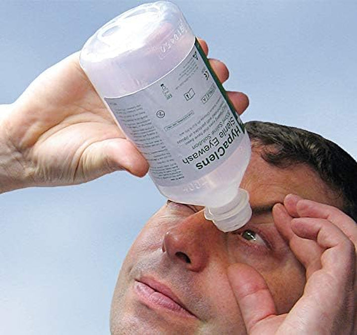 Hypaclens Emergency Sterile Eye Wash Bottle (500Ml)