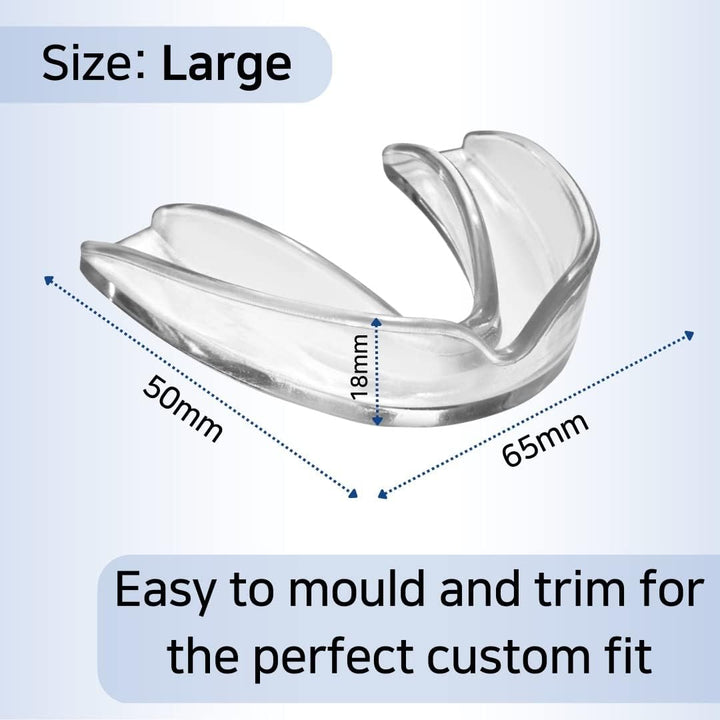 Mouth Guard for Grinding Teeth, 4 X Large, Gum Shield for Teeth Grinding, Bruxism Mouthguard, Night Tooth Guard for Adults, Stop Grinding Teeth Dental Protector,Class 1 Medical Device UKCA CE