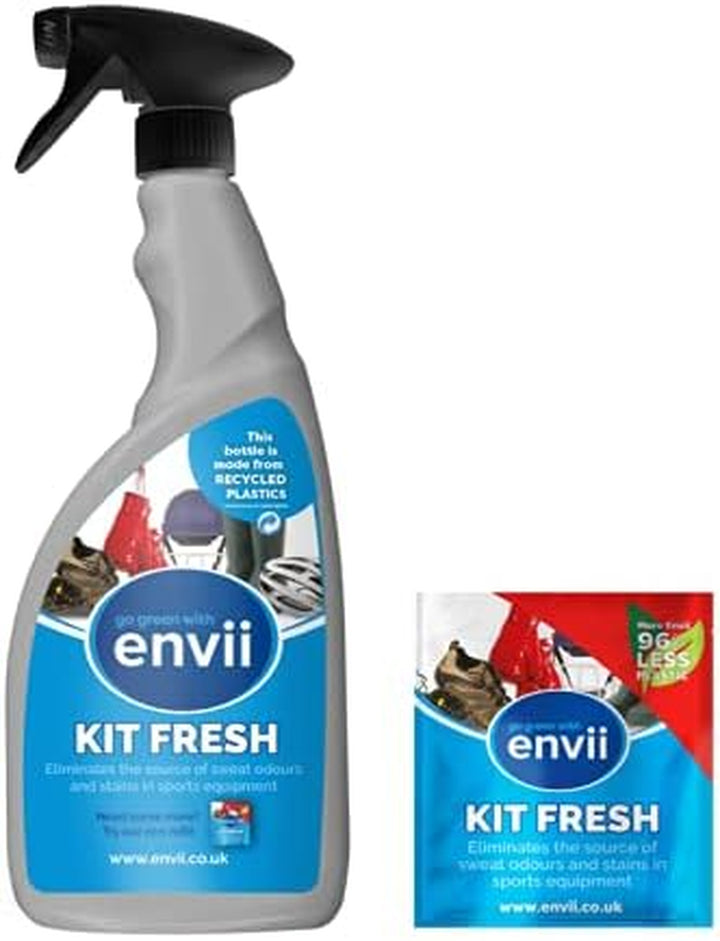 Kit Fresh – Effective Sweat Odour Remover for Clothes & Sports Equipment, Natural Boxing Glove Deodoriser Spray to Use on Trainers, Gym Kit & Clothes, Shoe Odour Eliminator 750Ml Spray