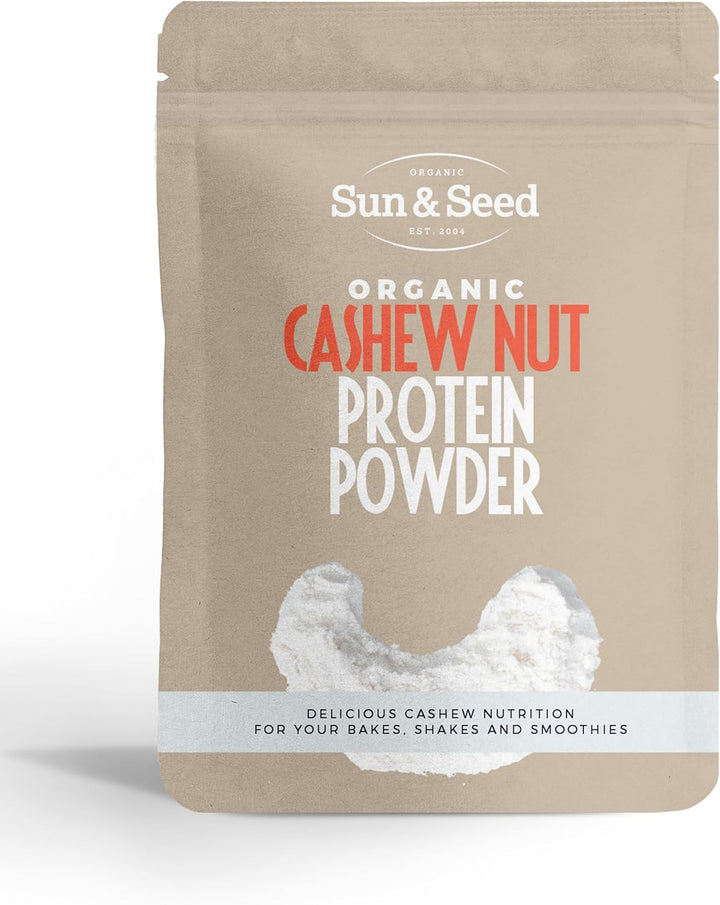 Organic Hemp Seed Protein Powder 300G by  – Raw, Plant-Based Superfood – High Protein, High Fibre, Low Fat – Vegan, Gluten-Free, Omega-3 Rich – EU Grown – Smoothies, Baking, Cooking