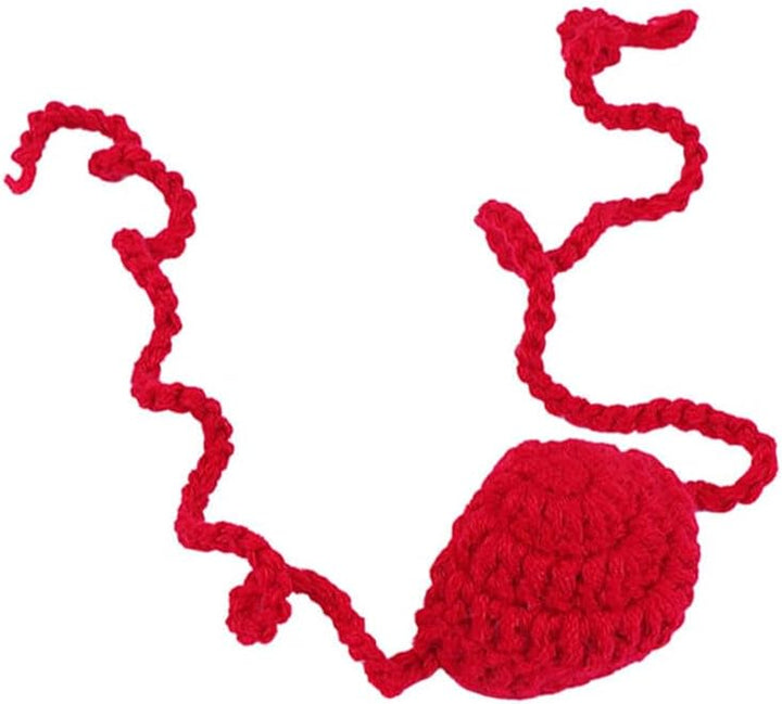 Knitted Nose Cover Soft Warmer Portable Reusable Adults Kids Skiing Safety Nasal Protector Winter Sports Gifts , Red