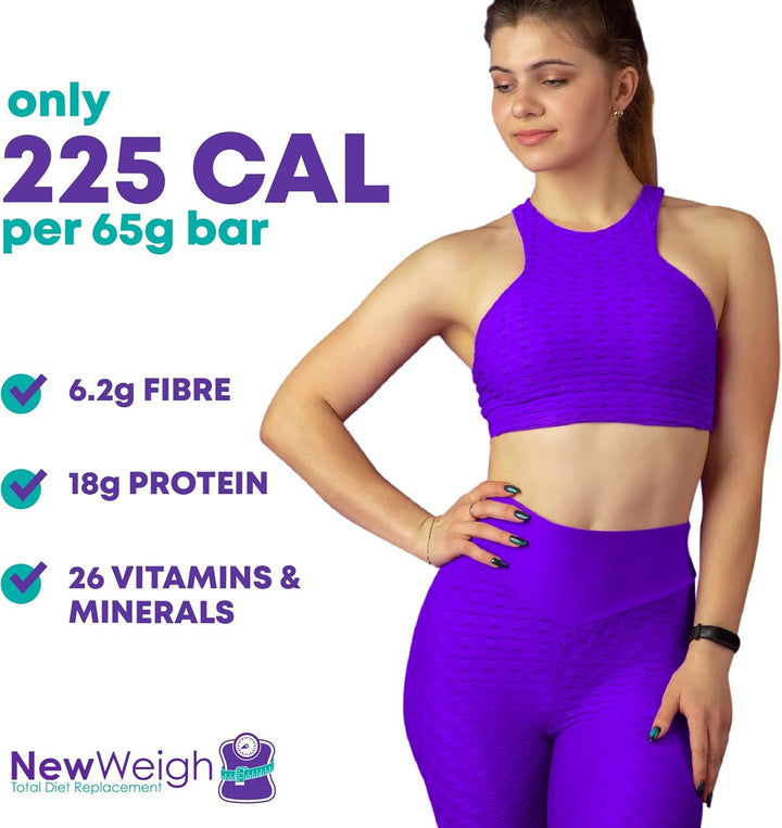 Fruity Oat & Seed Meal Replacement Protein Bars - High in Fibre Energy Breakfast Bar - Gluten-Free Nutritional Diet for Vegans, Vegetarians, Coeliacs (7 X 65G)