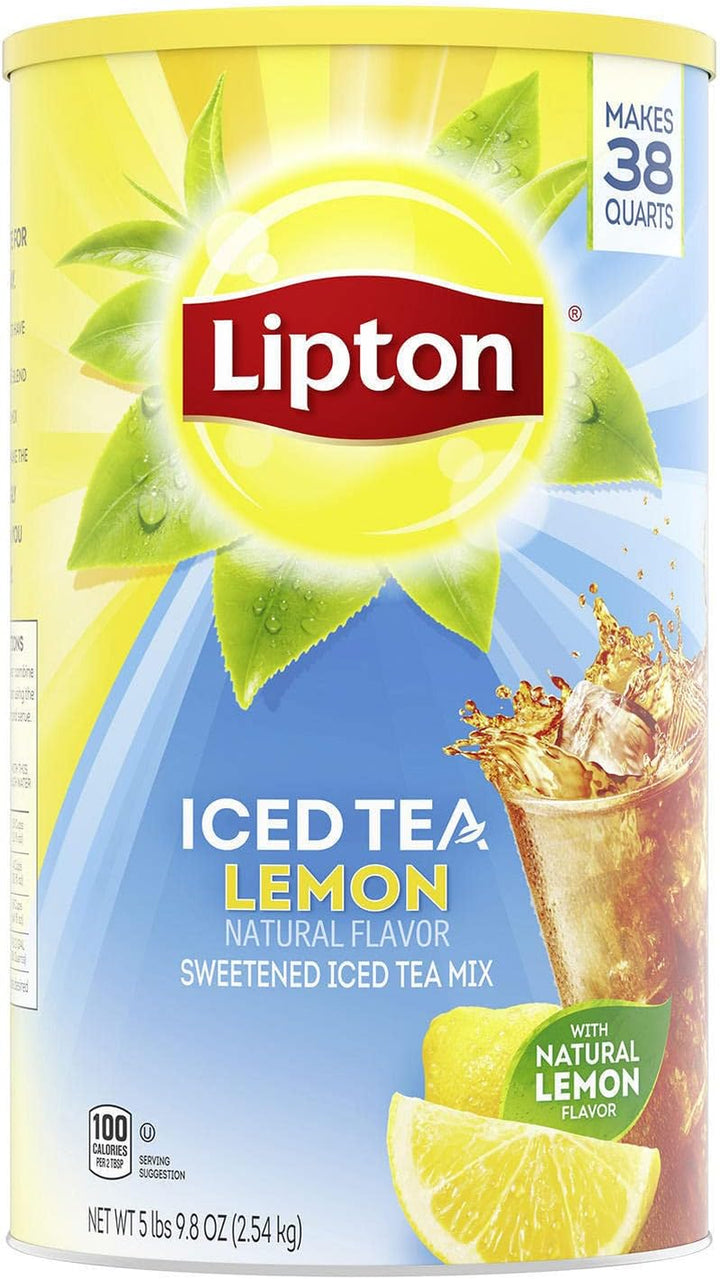 Iced Tea Peach Drink Mix, Powder, Makes 10 Quarts 670G Tub