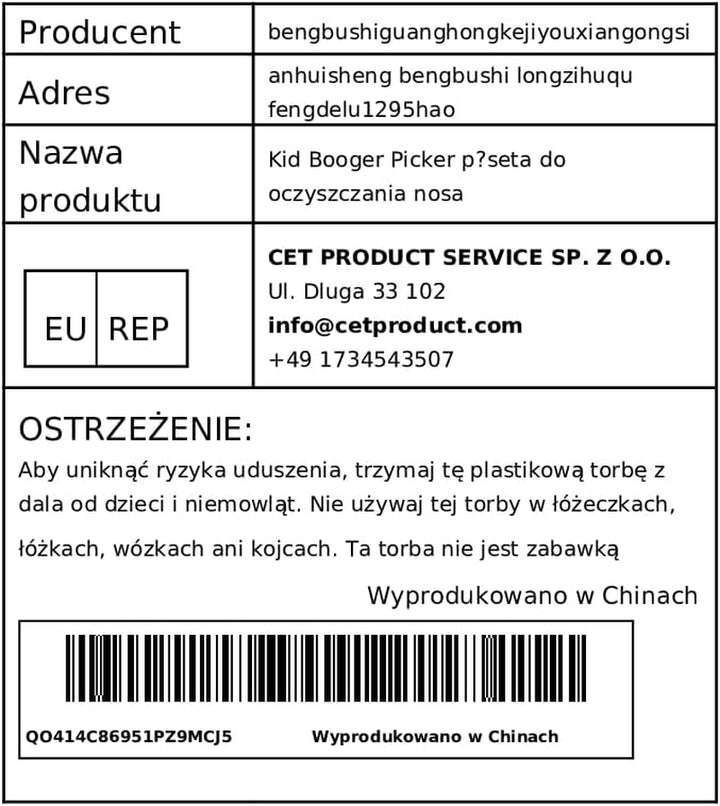 Nose Cleaning Tweezers, Kid Booger Picker - round Head Ear Nose Cleaner Clip - Booger Remover with Transparent Lid for Sticky and Dried Boogers in Children