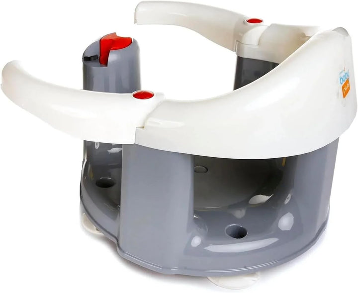 Baby Bath Seat for 6 Months plus | Portable Non-Slip Baby Bath Chair | Bath Seat with Suction Cups | Baby Bath Support Seat (Grey)