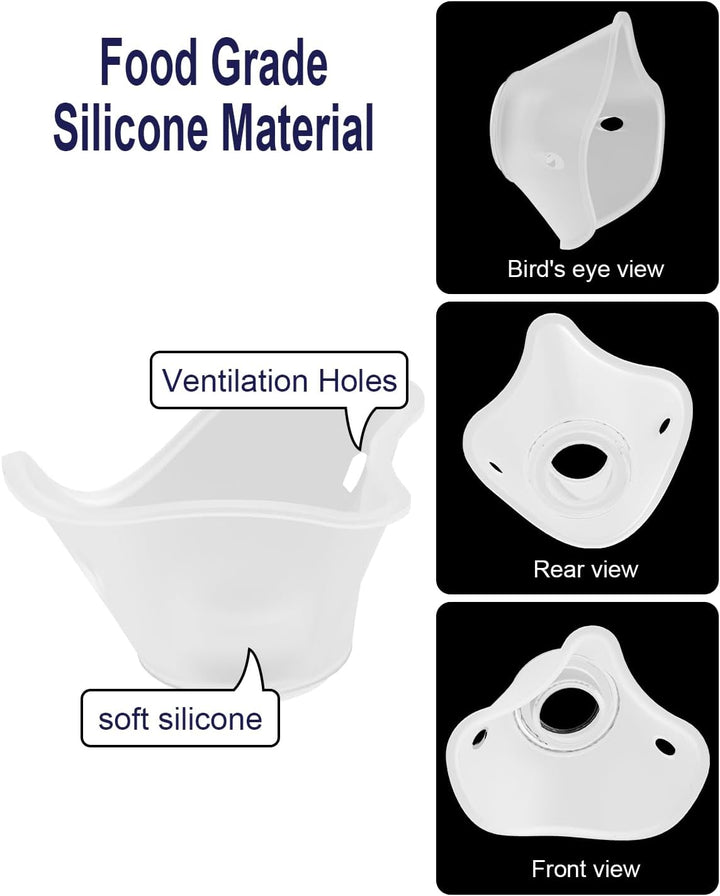 Portable Pet Nebulizer for Cat with Mask, Handheld Mesh Nebulizer for Cat, Low Noise, USB Operated for Home & Office Use, Fit for Pet Breathing Problems