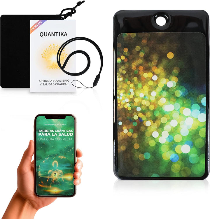 Original Quantum Card for Healing, Concentration - Includes E-Book Guide - Ionizing Cord - Alternative Medicine - Health and Concentration