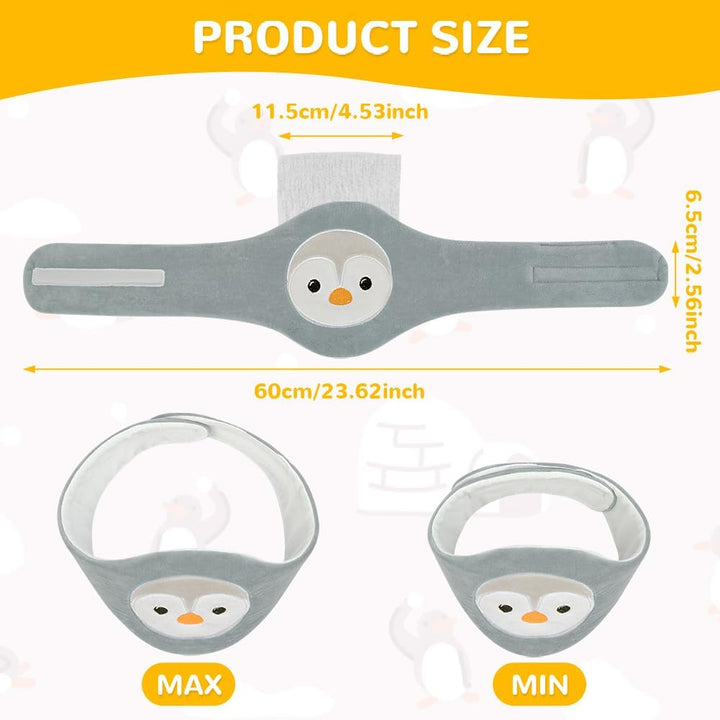 Colic Relief for Babies Belt, Clay Particles Heated Tummy Wrap, Reusable Thermal Belt for Upset Stomach in 0-3 Years Babies and Toddlers