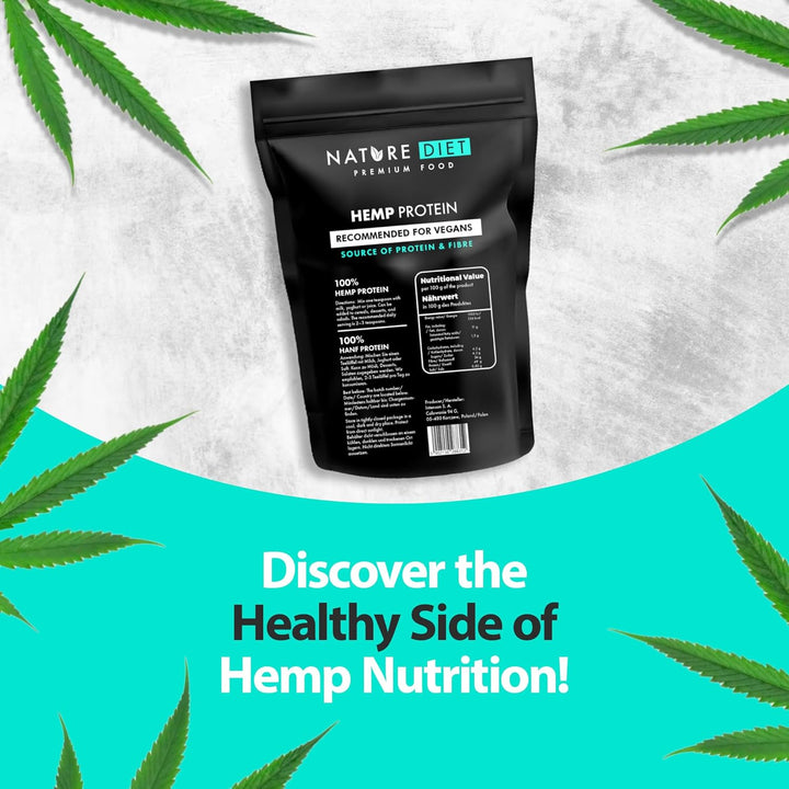 - Hemp Protein 1000G , Vegan , Protein Powder , Plant-Based