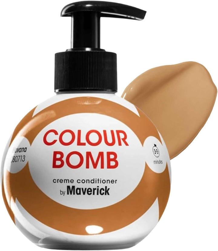 Colour Bomb Burgundy Hair Colour Depositing Conditioner 250Ml – Vibrant Gloss & Shine, Softening & Nourishing Colour Refresh Treatment, No Mix, Vegan, Ammonia & Peroxide Free