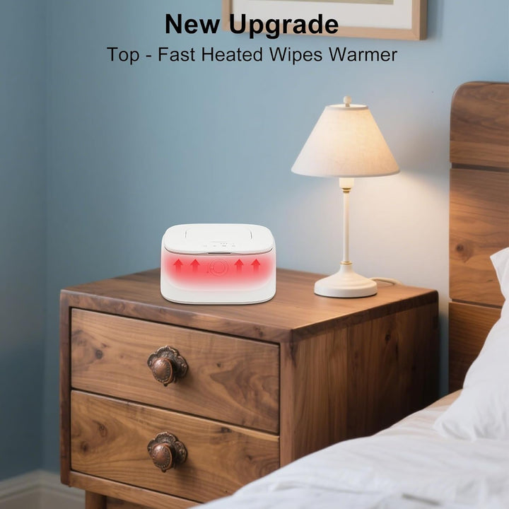 Baby Wipes Warmer - a Wet Wipe Holder That Integrates Small Night Lights, Energy Saving, USB Interface Charging, Suitable for Both Outdoor and Home Use ﻿