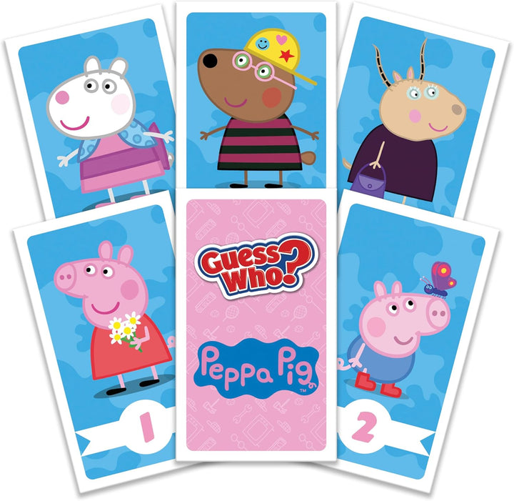 Peppa Pig Guess Who? Board Game Including Peppa, Mummy Pig, George, Daddy Pig Easy to Set Up, Gift for Ages 6 Plus
