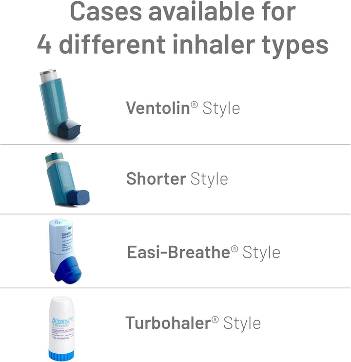 Cover for Turbohalers in over 30 Designs – Vegan Leather Inhaler Case for Kids and Adults – Handmade in England