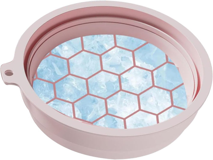 Ice Face Bowl - Facial Dunk Plunge Bowl - Silicone Beauty Skin Firming Washbasin for Home Vacation Traveling Hotel Business Trip